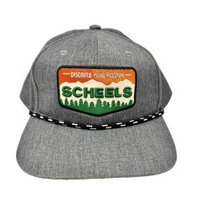 Scheels Outfitters Rope Hat Discover Your Passion Cap Gray Hunting Fishing